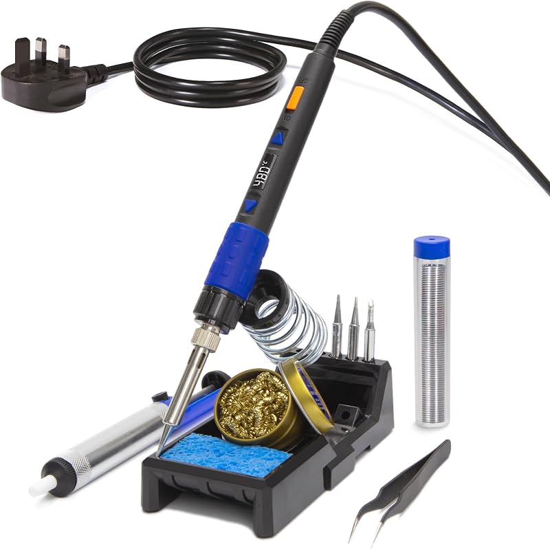 YIHUA 928D-III Portable Digital Soldering Iron Kit UK Plug 90–480°C