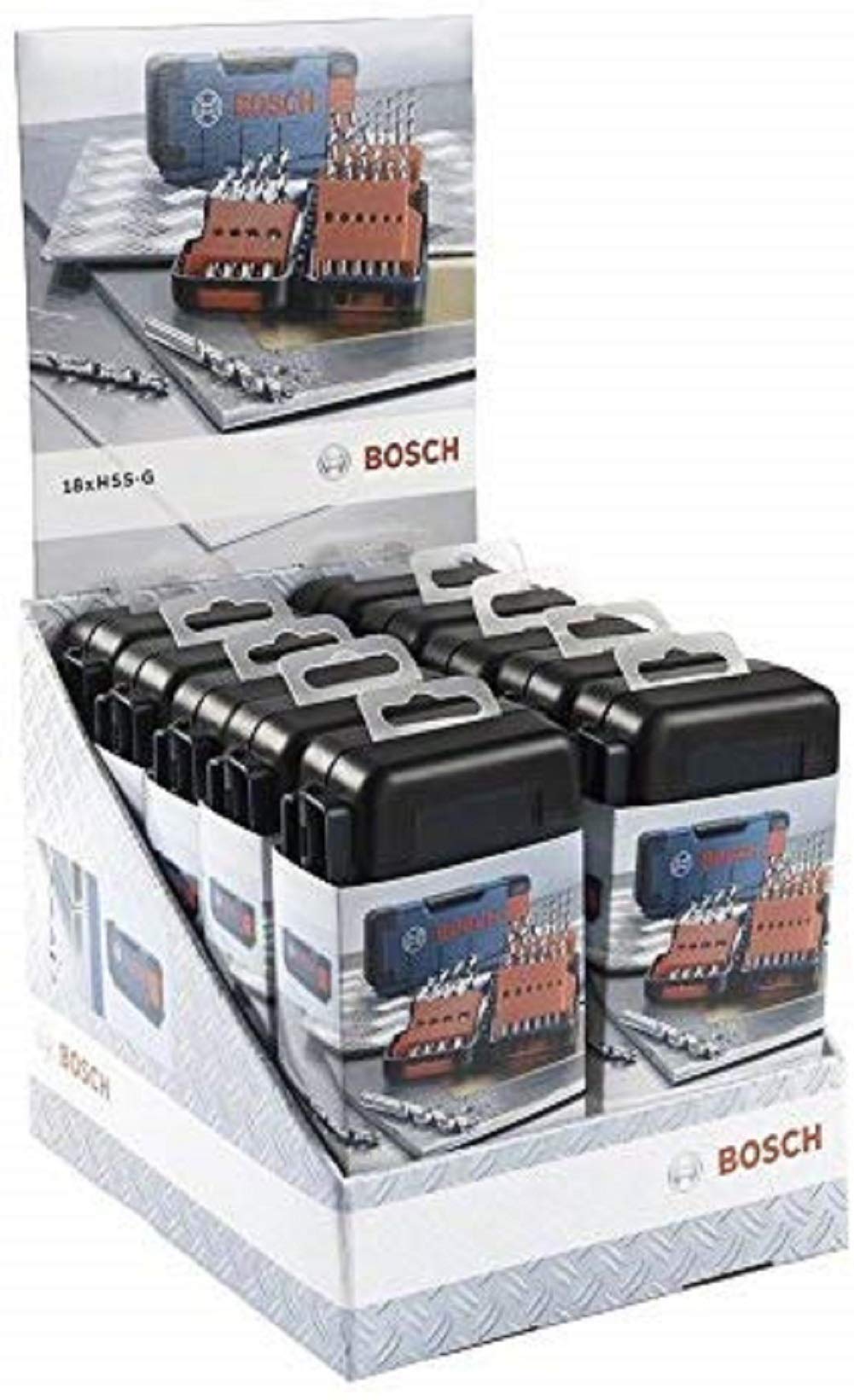 Bosch 2607019577 Display 10 HSS-G Set of 18