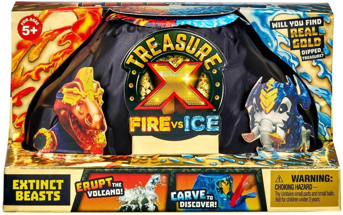 TREASURE X Fire vs Ice Extinct Beasts Pack Single Pack-Styles Vary