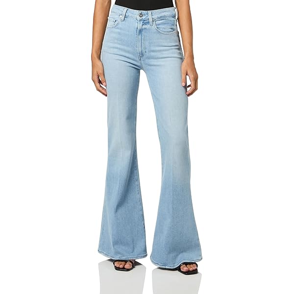 Charlie Flare 32IN in Crisp White at Amazon Women's Jeans store