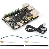 Waveshare Luckfox Aura High-Performance Linux Development Board, Rockchip RV1126B Quad-Core 1.6GHz Processor, 3 Tops Computing Power, 4K Encoding and Decoding, 4GB RAM, 0GB eMMC Flash
