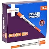 Amazon Com Bh Supplies Insulin Syringes U 100 30g 1ml Cc 5 16 8mm Pack Of 100 Pcs Health Personal Care