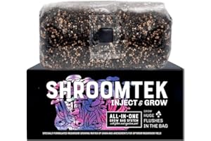 NORTH SPORE 'ShroomTek' All-in-One Mushroom Grow Bag | Grow Mushrooms Right in The Bag | Just Add Spores | Beginner-Friendly, Easy to Use Grow Kit