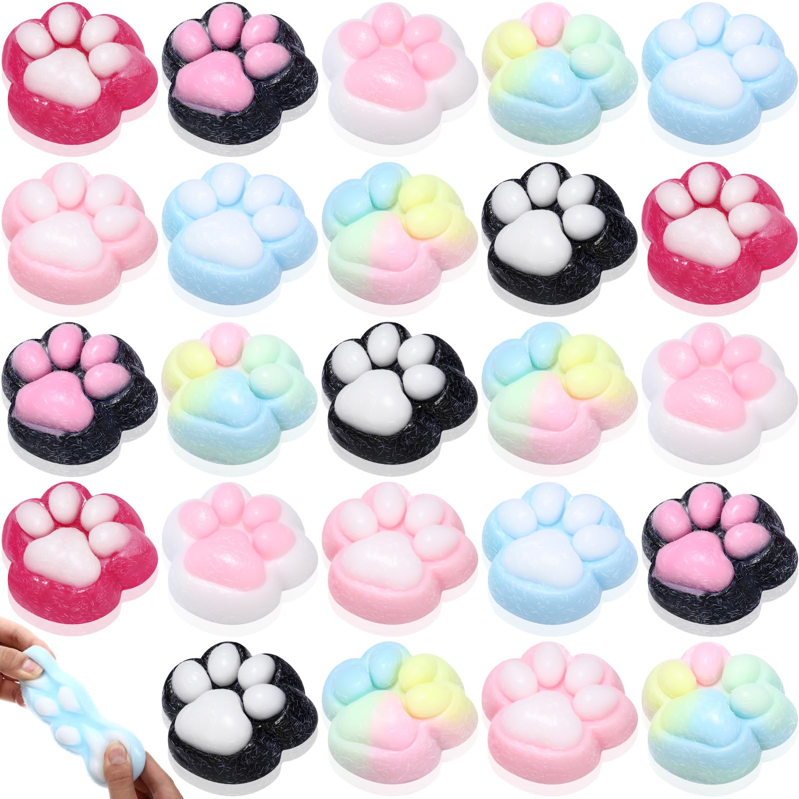 Photo 1 of ***MISSING PARTS***
Hiboom 24 Pcs Cat Paw Fidget Sensory Family Squeeze Cat Paws Gift Stress Relief Gifts for Adults Gift, 2.4inch