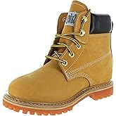 Safety Girl Steel Toe Boots for Women - Tan - 7.5W | Waterproof Work Boots for Women Steel Toe Boots | Slip Resistant Work Shoes | Lightweight Nubuck Leather for Comfort and Style