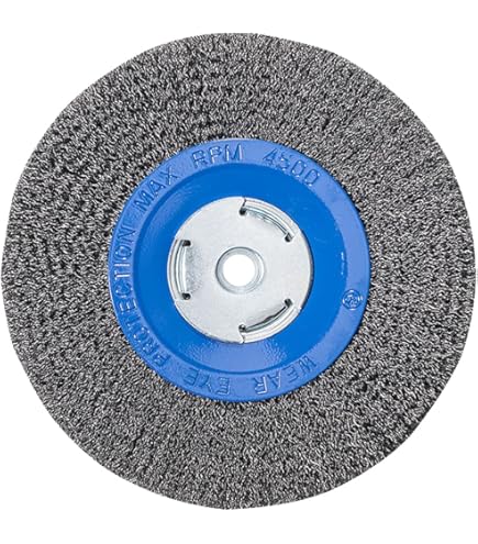 Amazon.com: Forney 72762 Wire Bench Wheel Brush, Wide Face Coarse