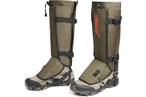 Frelaxy Snake Gaiters, Waterproof Snake Guard Chaps, Snake Bite Protection for Lower Legs, Adjustable Snake Proof Gaiters for
