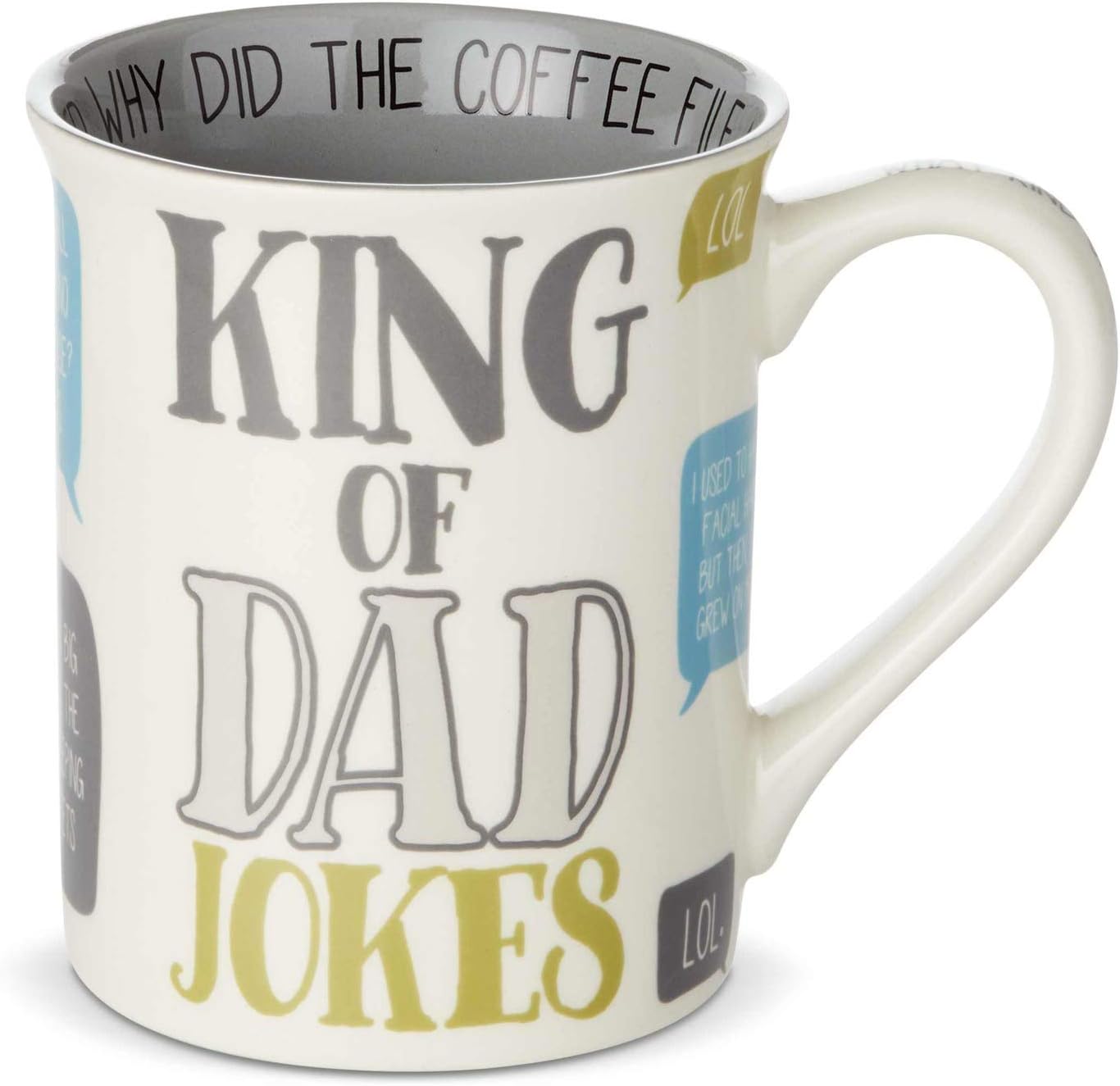 king of dad jokes mug