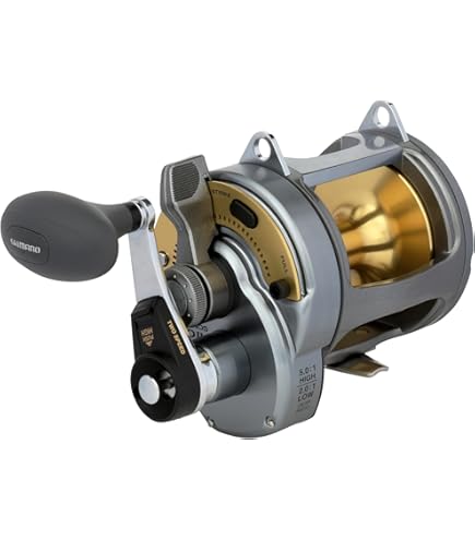 Amazon.com : Shimano Tiagra A 30 Wide LRS 2-Speed Reel with Shimano Tiagra  Reel Cover : Sports & Outdoors