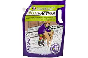 Classic ecoTraction Bag (2.27kg/5lb) Easy-Pour Twist-Off Cap - Safe for Pets, lawns & Concrete - All-Natural Granular Volcani