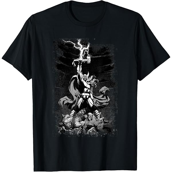 Tee-shirt imprimé 'Thor, Love and thunder' - Marine - - 15.00