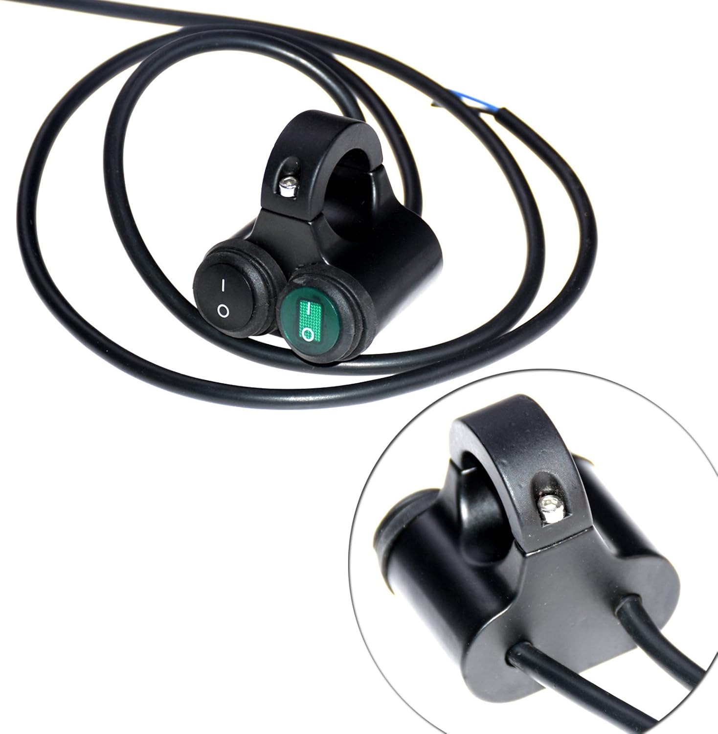 Universal 7/8" 12V Handlebar Motorcycle Double Control ON