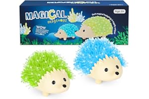 sdaymol Crystal Growing Kit for Kids - 2 Colors Hedgehog to Grow，Science Experiments for Kids Crystal Science Kits for Teens STEM Gifts for Boys & Girls 8-12