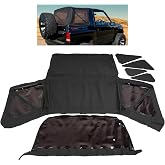 JMTAAT Soft Compatible with 1988-1994 Sidkick | Top Compatible with 1988-1994 Geo Tracker Suzuki Sidkick with Factory Hardware, Soft Top W/Tinted Windows, Sailcloth