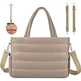 KUBYA Diaper Bag Tote, Baby Diaper Tote Bags Crossbody Hospital Bag Travel Large Mommy Bag, with Silicone Pacifier Case