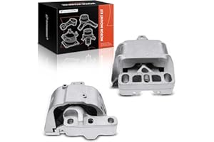 A-Premium 2PCS Engine Motor Mount and Transmission Mount Set Compatible with Volkswagen Jetta 1999-2005, Golf 1999-2006, Beet