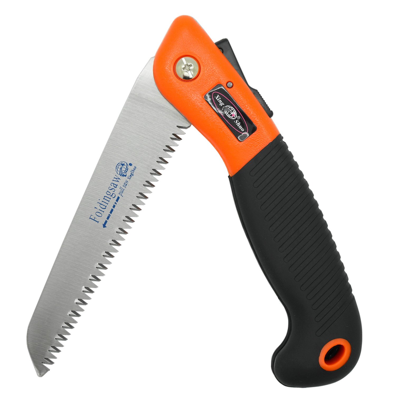 Folding Saw Hand Saw Carbon Steel Multi-Purpose Branch Saw with Safety Lock Wood Saw for Outdoor, Garden, Tree, Camping, Hunting