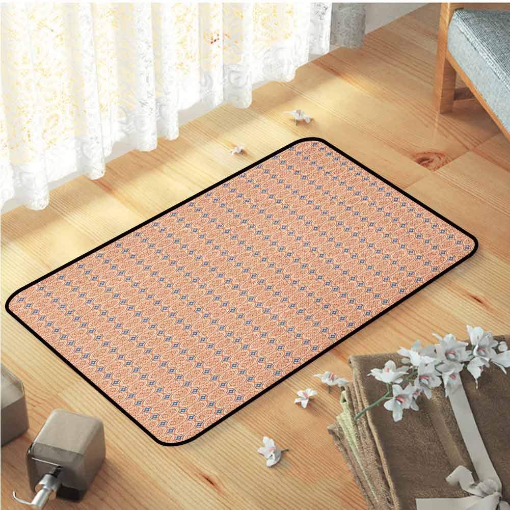 Floor Mat Entrance Doormat Pattern with Abstract Design