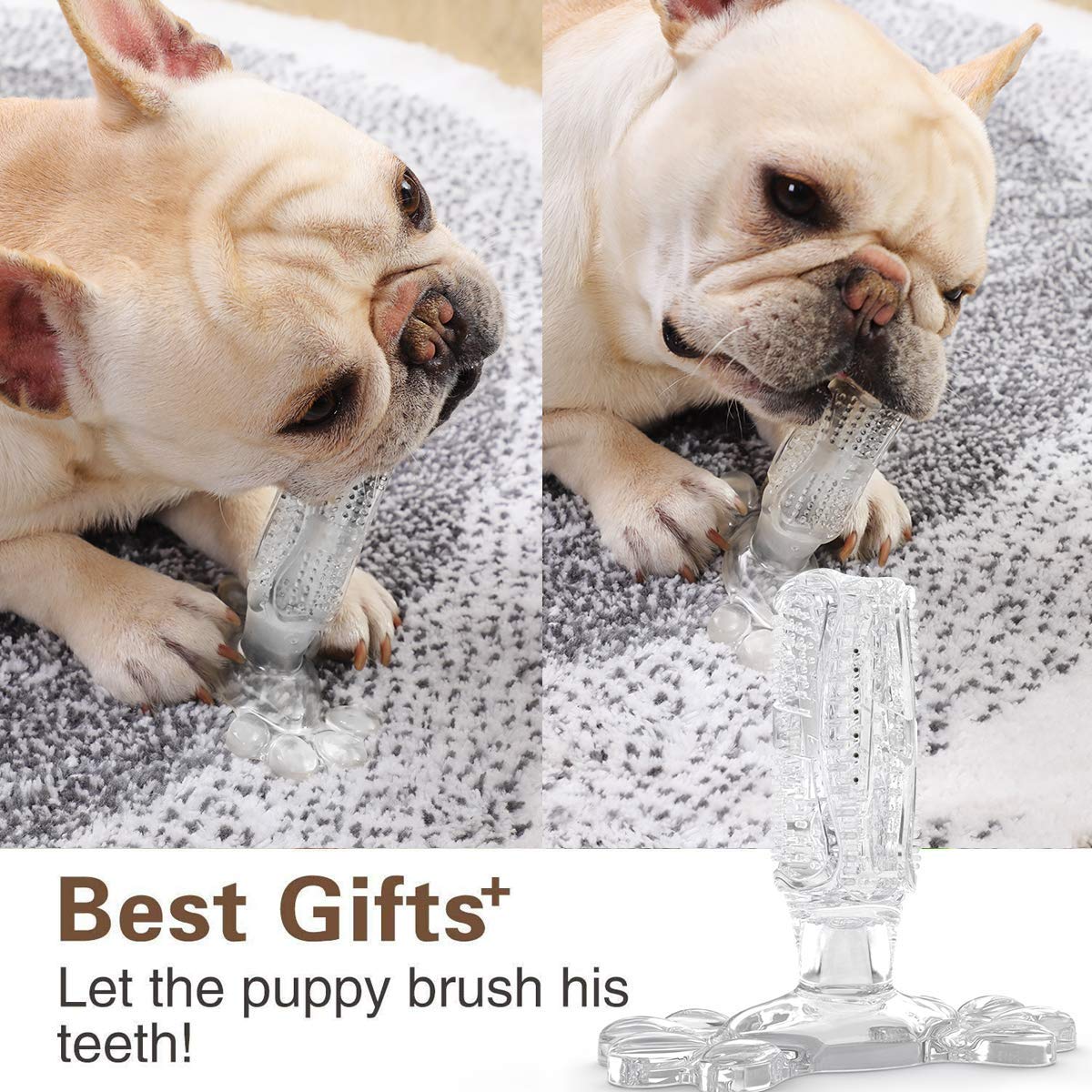 AyeBeau Dog Chew Toothbrush - Safe, Natural, Non-Toxic and Long-Lasting Dog Pet Chew Toys - Dog Toothbrush Stick for Dogs