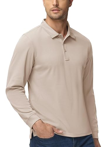 Fishing Shirt Men Long Sleeve Polo Jersey Polo Work Shirts for Men