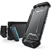 Mumba Dockable Protective Case for Nintendo Switch 2,Blade Series,Dark | Military-Grade Protection, Anti-Wobble Unibody Hinge Shell, Quick-Release Joy-Con Design, Ergonomic Grip Cover Accessories