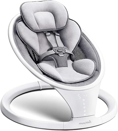 Munchkin Electric Baby Swing Bluetooth Enabled Rocker White