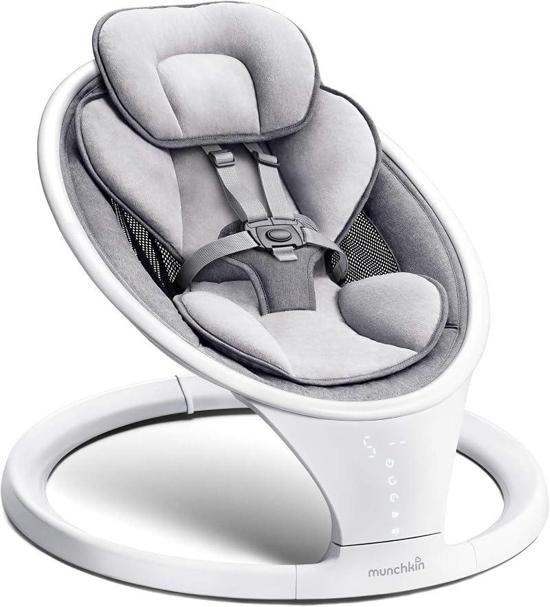 Munchkin Electric Baby Swing Bluetooth Enabled Rocker White