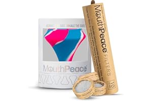 Moose Labs MouthPeace Silicone Mouthpiece with 10 Filter Tips – Reusable, Durable Filter- Kitchen & Outdoors – Disposable Filters Included - Unicorn