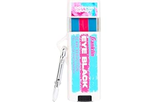 Franklin Sports Premium Baseball Eye Black - All Sports Eyeblack Stick for Baseball, Softball + Football Players - 3 Color Gold Fusion for Sun Glare - Pink/Blue