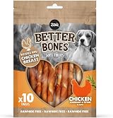 Zoë Better Bones Chicken Twist Dog Chews 10 pcs Rawhide-Free Puppy Training