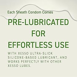 XESSO Sheath Ultra Thin Lubricated Condoms with