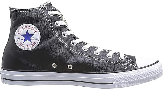 black leather converse
