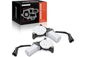 A-Premium Left and Right Window Lift Motors Compatible with Chevrolet Silverado, Suburban, Avalanche, Tahoe & GMC Sierra 1500 2500, Yukon & Cadillac Escalade ESV EXT & Pontiac Grand Prix, 2-PC Set