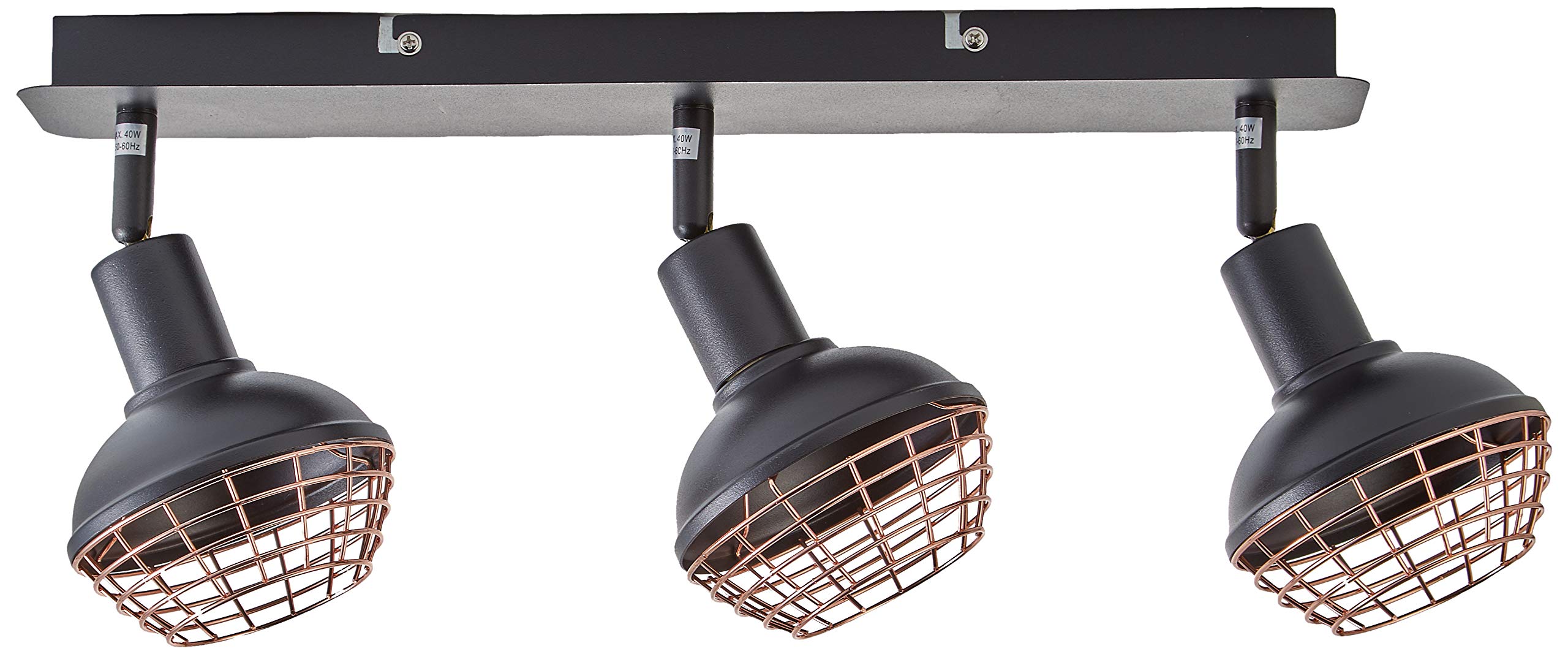 Homemania Spotlight, Metal, Black, Chrome, Rose Gold