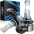 Marsauto M1S HB3/9005 Bulbs or 9005 Fog Light 2024, 24000LM Brighter 9005 Fog Bulbs, Real 1:1 Design 9005 Powersport Bulbs, 6000K White, 3min Plug and Play, IP68, Pack of 2