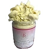 Whipped Body Butter/Organic Body Butter/Natural Skincare/Baby and Adult Body Butte/Natural Body Butter, Shea & Cocoa, Unscented, Hydrating Skin Cream (2 OZ)