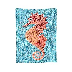 Duduho Seahorse Bed Blanket Ultra Soft Ocean Theme