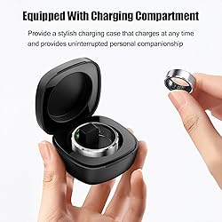 Qjijolz Smart Ring for Women Men, Fitness Tracker