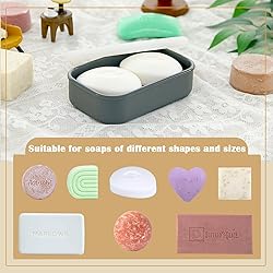 TITATI Large Travel Soap Case, Leakproof Shampoo