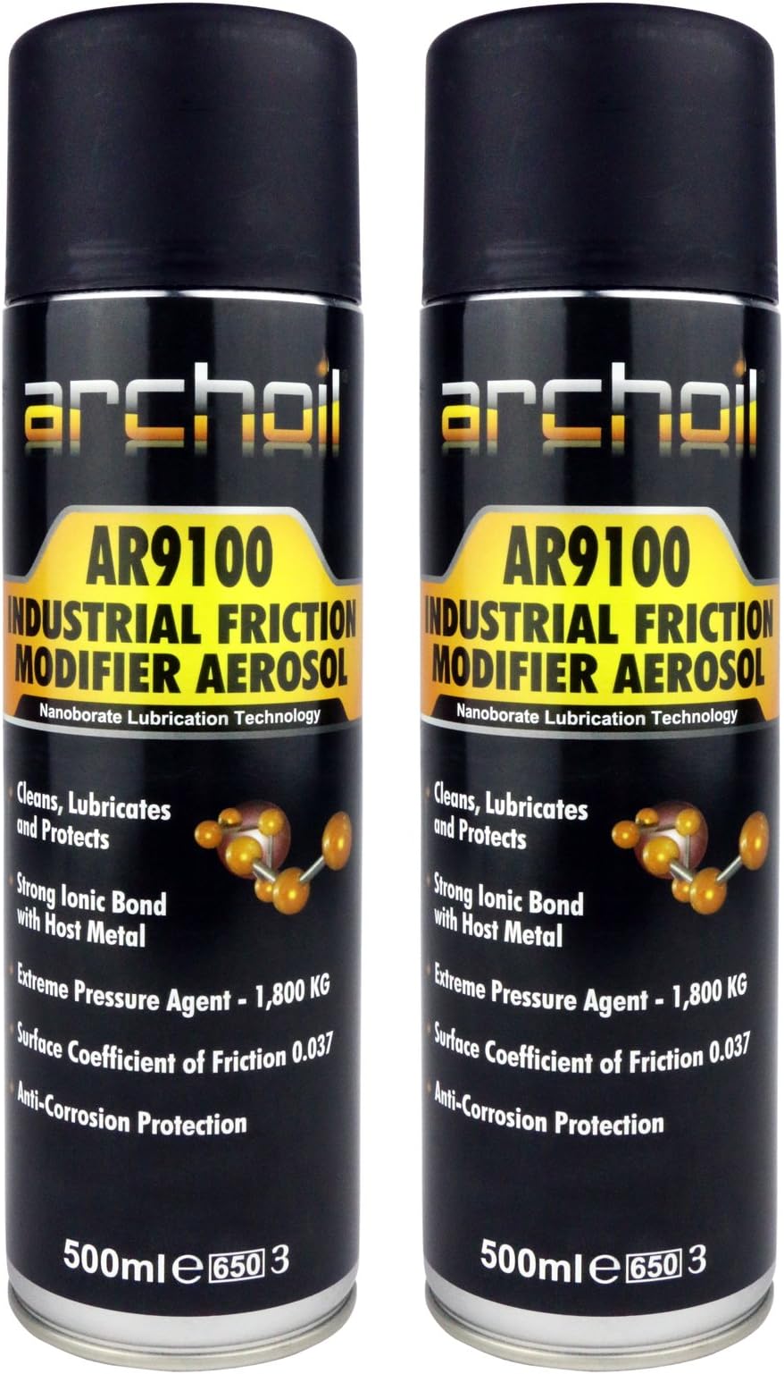 Archoil AR9100 Industrial Friction Modifier Aerosol - Pack of 2