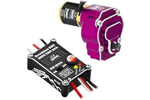 GOUPRC Upgarde 30A Brushless Esc & 1621 3500KV Brushless Outrunner Motor with Transmission for Redcat Ascent 18 1/18 RC Crawl