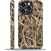 YiXinBB for iPhone 16 Pro Max Case Shockproof Women Men Protective Hybrid Hard Shell Silicone Cover, M02 Waterfowl Hunting Camouflage G5