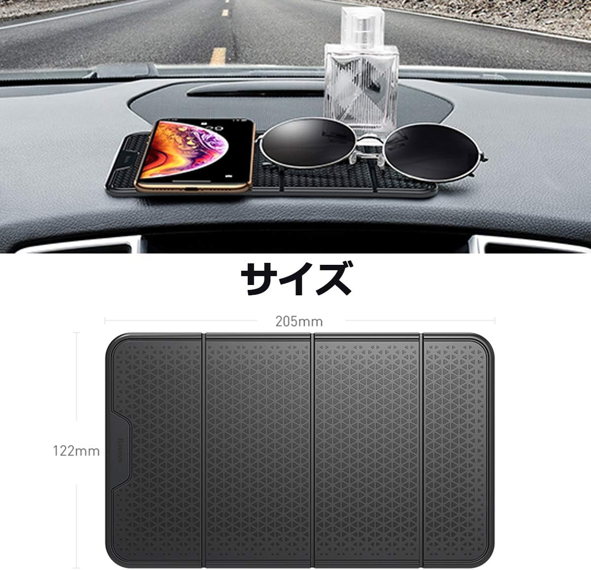 Amazon Ereach シリコン スマートフォン スタンド 車載ホルダー はがせる 車に傷つかず のり残らず 強力粘着 防水 多機能 スタンド 通販