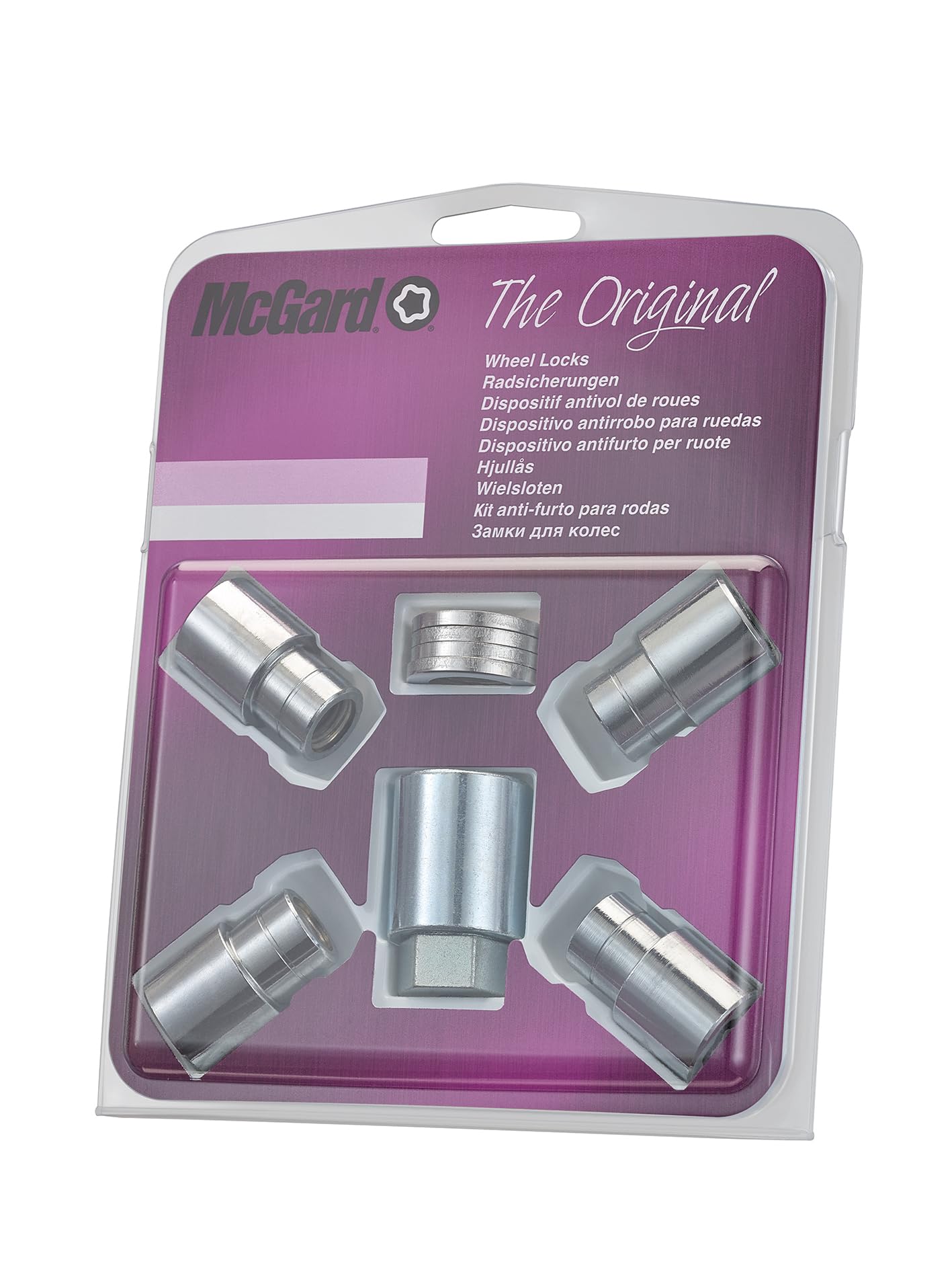 21156SU Wheel Lock Nuts SU M12 x 1,5, flat seat, Overall length 15/35 mm, Hex size 21mm, Key diamete