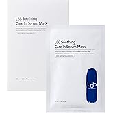 LBB Soothing Care In Serum Mask - Hypoallergenic Face Mask Sheet for Calming, Moisturizing - Vegan Paper Mulberry Sheet - Protectol, Hyaluronic Acid, 5 Sheet