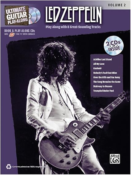 Amazon Com Alfred Ultimate Guitar Play Along Led Zeppelin Volume 2 Book And Cd Musical Instruments