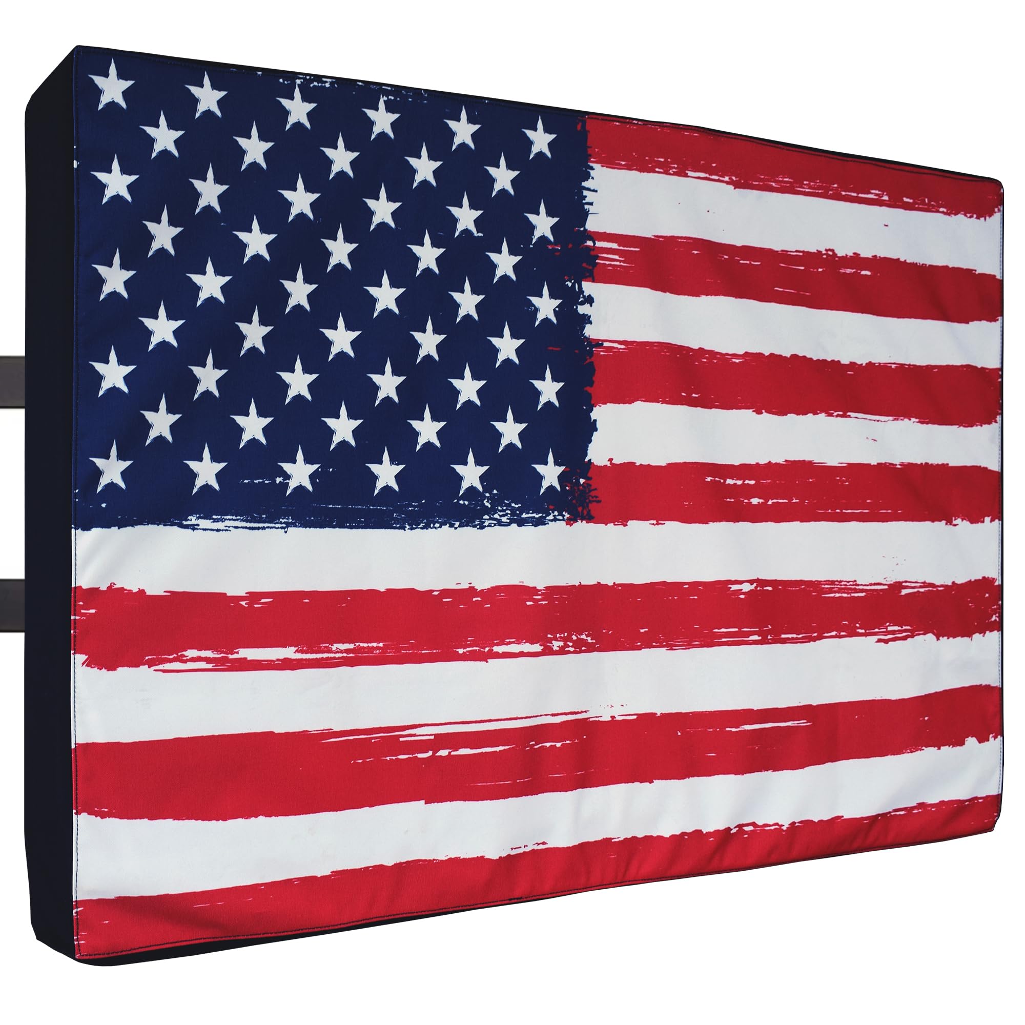 Photo 1 of Outdoor TV Cover 48, 49, 50 inch - WITH ZIPPER, Weatherproof and Waterproof 360 degrees protection, 600D Heavy Duty Fabric – American Flag