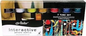 Chroma Atelier Interactive Acrylic 7 Tube Set