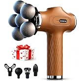 Massage Gun with Wide-Coverage Head, Comfortable Massage for Home &amp; Travel | Lightweight Handheld Design with Wide-Coverage Massage Head, Quiet Operation, Multiple Massage Heads for Home,Gym &amp; Travel