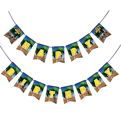 Amazon Com Video Game Party Favors Birthday Banner Supplies Kids